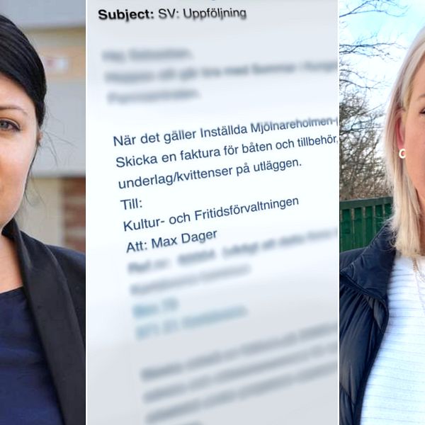 Sophia Ahlin, Elina Gustafsson, mejlkonversation