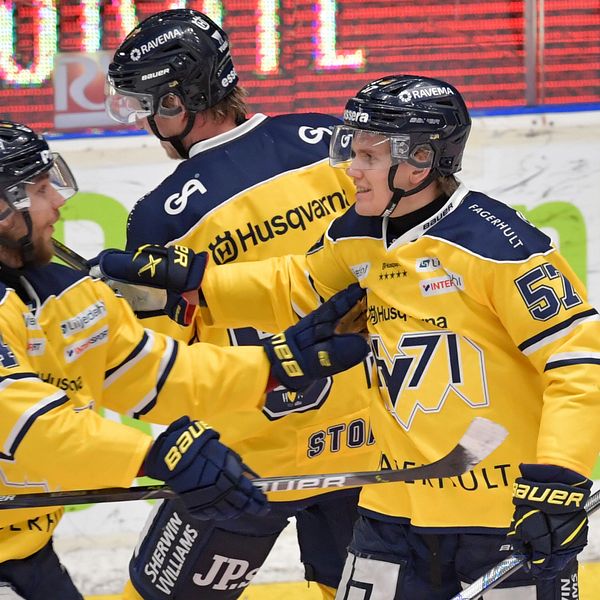 HV71 vann med 5-4 borta mot Djurgården.