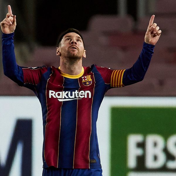 Lionel Messi inledde målskyttet för Barcelona mot Athletic Bilbao.