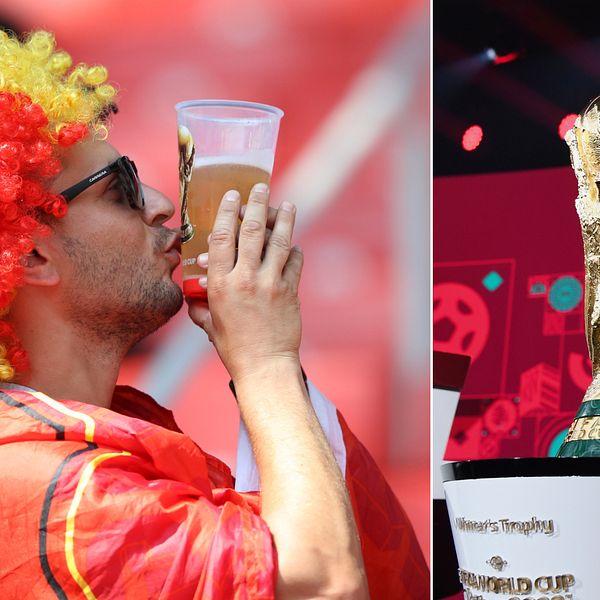 Det är osäkert om publiken under nästa VM får dricka öl på samma sätt som de fick under VM 2018.