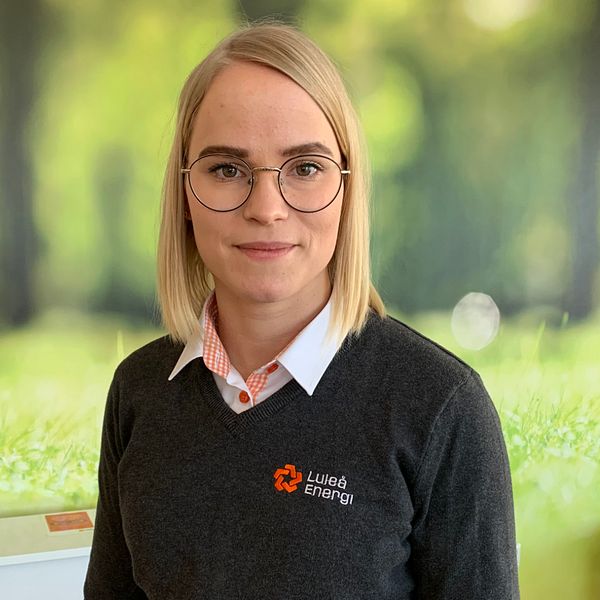 Emma Tallus, energiingenjör Luleå Energi