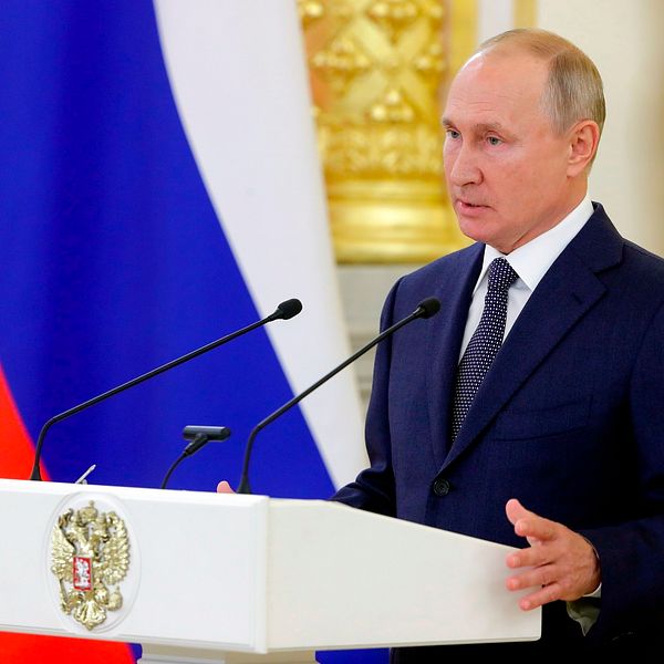 Rysslands president Vladimir Putin. Arkivbild.