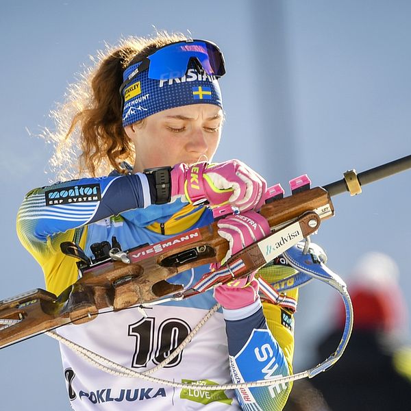 Hanna Öberg sköt bort sig i jaktstarten.