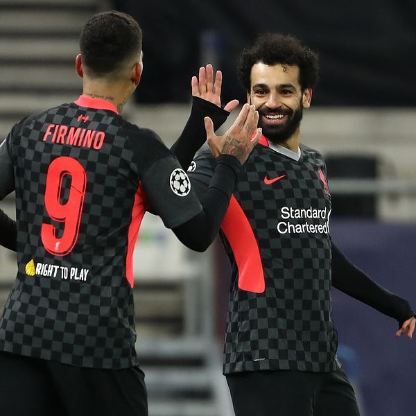 Salah gav Liverpool ledningen mot Leipzig.