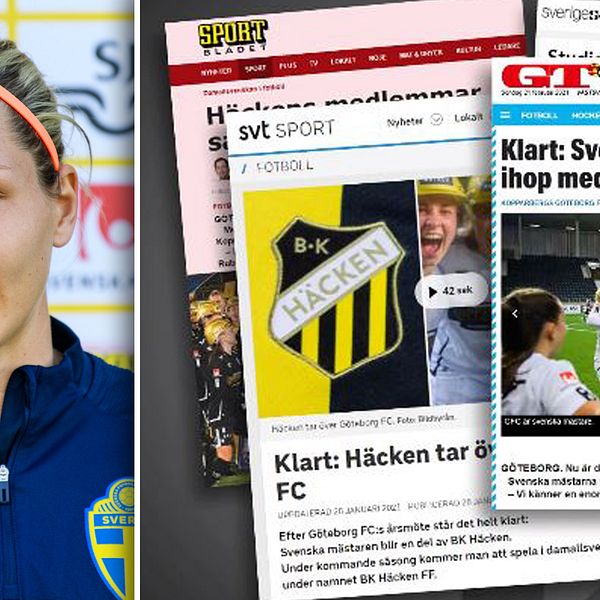 Det har varit en turbulent tid för Jennifer Falk och de andra spelarna i damallsvenska BK Häcken FF.