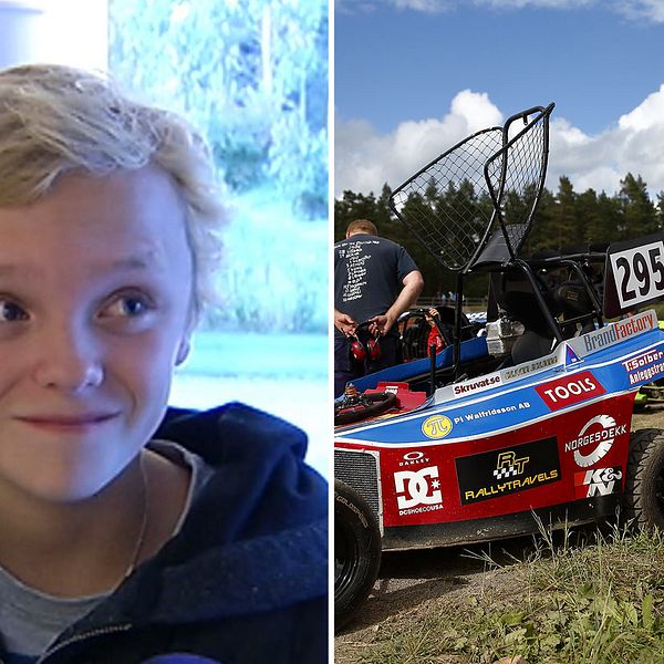 Oliver Solberg som liten och tonåring.