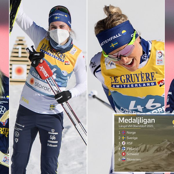 Sverige har tagit sex medaljer i årets Längd-VM.