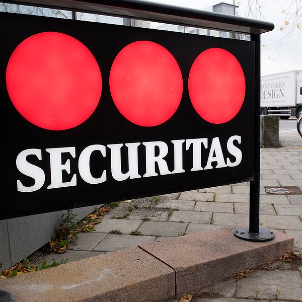 Bilden visar Securitas logga.