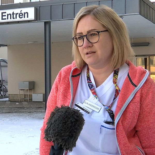 Elin Andersson, enhetschef på medicinavdelning 1 på Örnsköldsviks sjukhus.