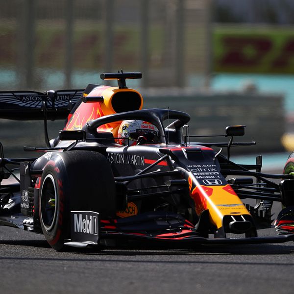 Max Verstappen vann kvalet i Bahrain.