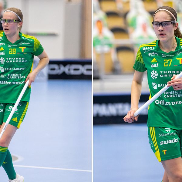 Tvillingarna Veera (till vänster) och Oona Kauppi fortsätter att ösa in poäng i Team Thoren.