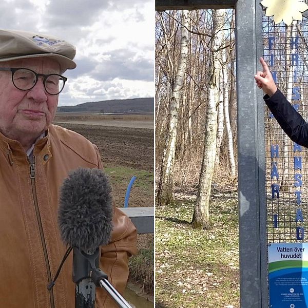 Arne Sonesson i området runt Vesan utanför Sölvesborg.
Pierre Månsson (L) kommunalråd i Kristianstad på Lägsta punkten