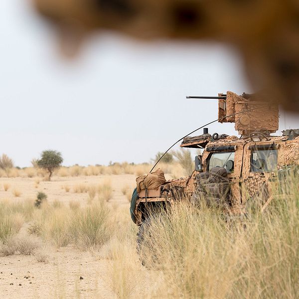 Bild från Försvarsmakten på spaningskompaniet Mali05.