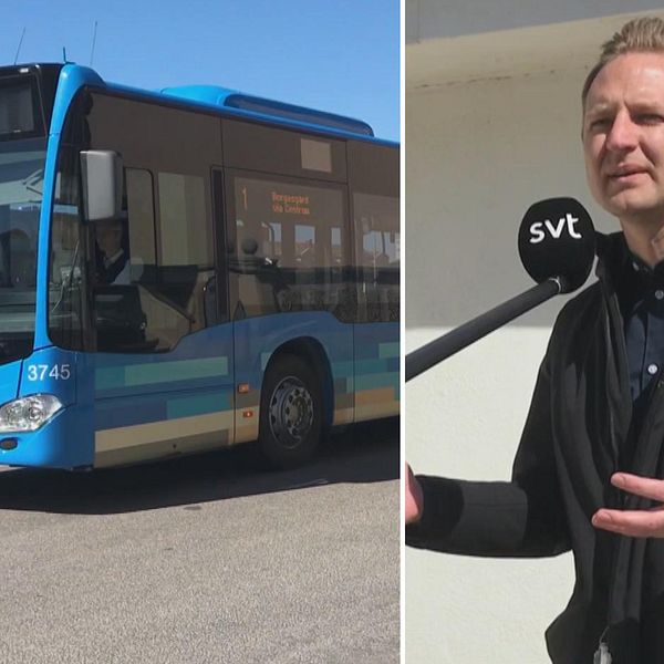 Hallandstrafikens buss, Per Svensson (S).