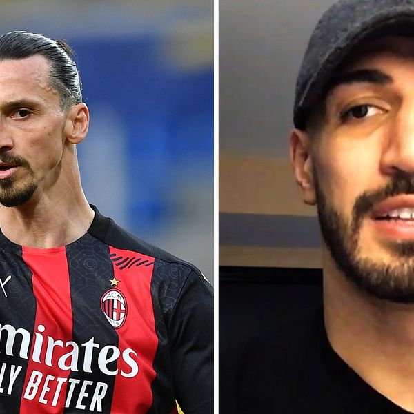 Zlatan Ibrahimovic och NBA-stjärnan Enes Kanter.