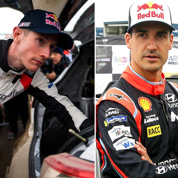 Elfyn Evans och Dani Sordo.