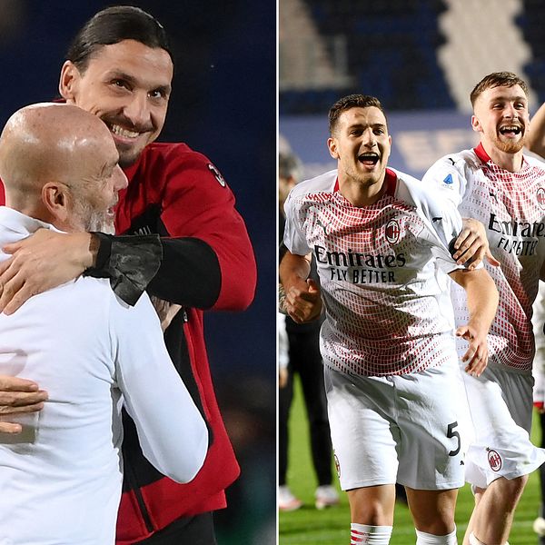 Milan, med skadade Zlatan Ibrahimovic på läktaren, slog Atalanta.