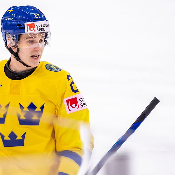 Nils Lundkvist är yngst i den svenska VM-truppen i Riga.