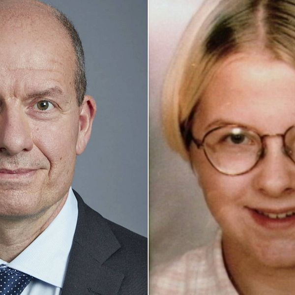 Överåklagare Mats Svensson och mördade 16-åriga Malin Lindström.