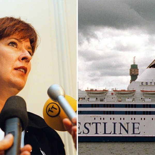 Mona Sahlin och M/S Estonia.