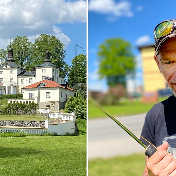 Stenhammars slott och sportfiskaren Stefan Norström