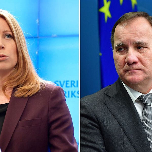 Annie Lööf och Stefan Löfven