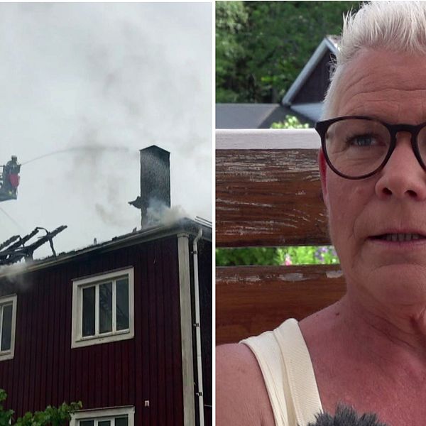 Karin Ståhl berättar om branden i flerfamiljshuset i Storfors, som hade kunnat sluta i katastrof om hon och grannarna inte hunnit ut i tid.