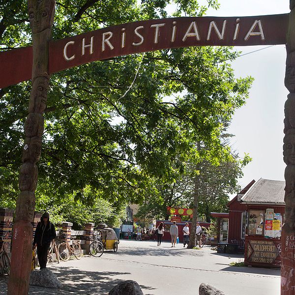 En ung man har skjutits till döds i Christiania i Köpenhamn. Arkivbild.