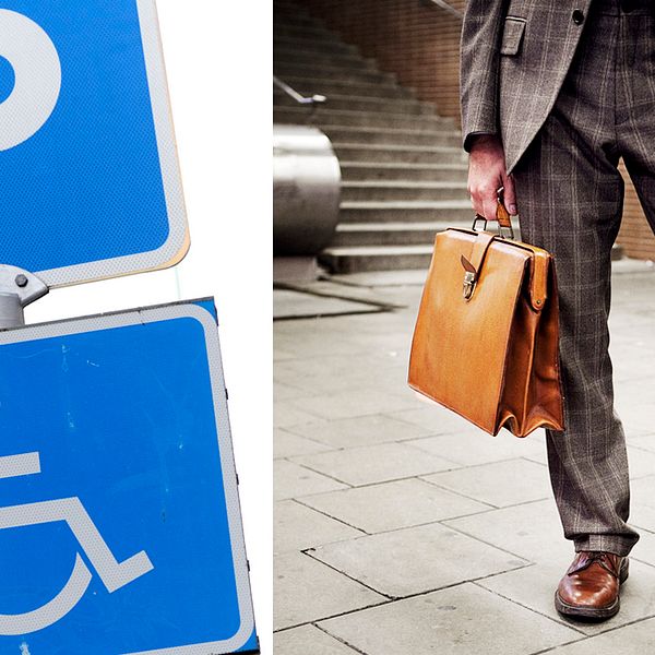 SVT Nyheters granskning visar att missbruket av parkeringstillstånd för handikappade är utbrett inom samhällets övre skikt.