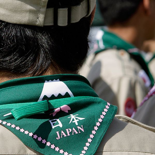 Scouterna hade träffats på Världsscoutjamboreen i Japan, ett scoutmöte som hålls vart fjärde år med deltagare från hela världen. För fyra år sedan hölls det i Kristianstad