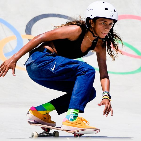 13-åriga Rayssa Leal tog silver i OS.
