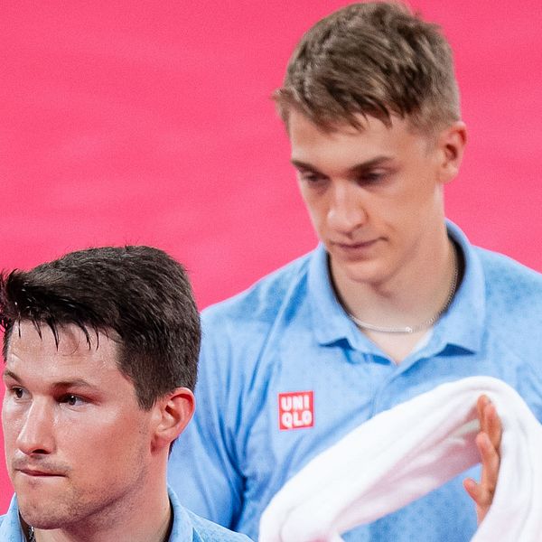 Kristian Karlsson och Antons Källberg bordtennislag är utslaget ur OS.
