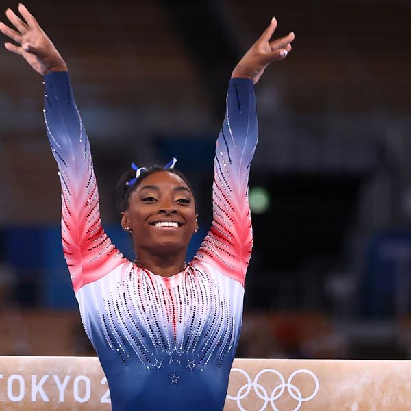 Simone Biles är tillbaka på den olympiska prispallen.