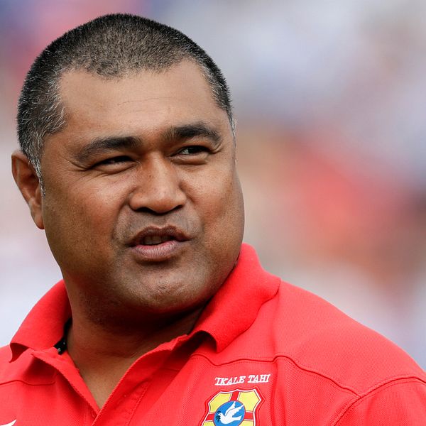 Tongas huvudtränare Toutai Kefu.