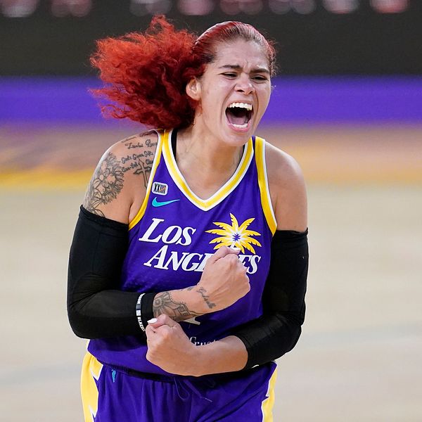 Amanda Zahui gör sin sjunde säsong i WNBA.