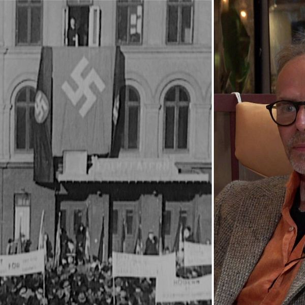 I klippet förklarar Lars Stiernelöf varför han tror att Birger Furugård kommer att förlora sin ställning bland de nya nazisterna .