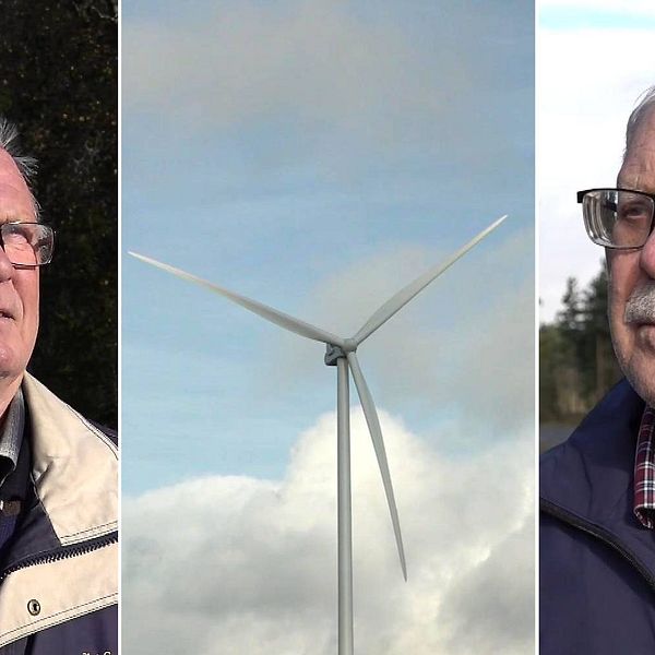 Hör markägarna Ivar Jansson och Sigvard Strutz berätta hur de ser på vindkraftsbygget.