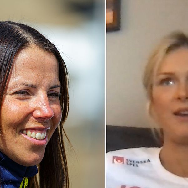 Charlotte Kalla och Frida Karlsson.