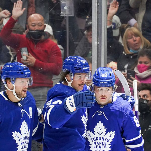William Nylander satte 4-0-målet i storsegern.