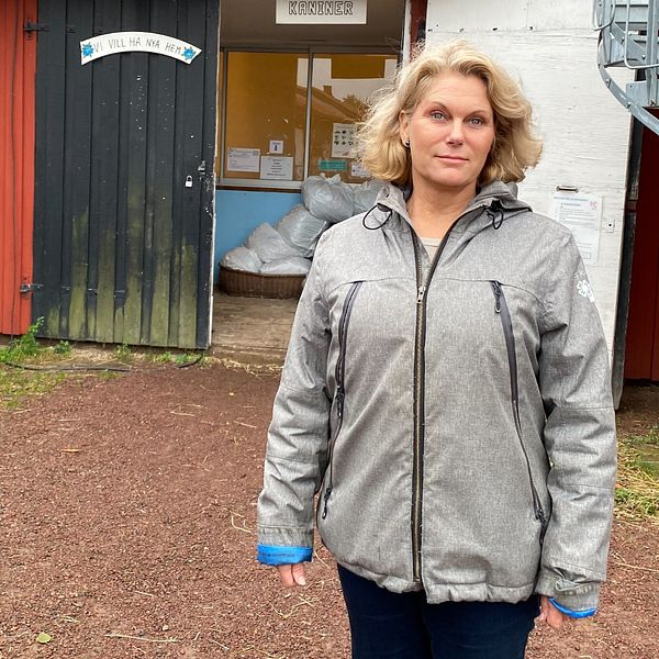 Tina Burvall är gårdsföreståndare på 4H i Kalmar.