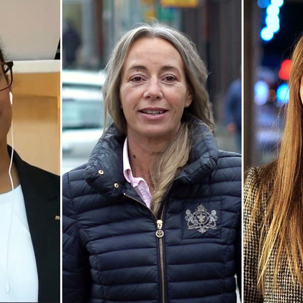 Åsa Coenraads, nuvarande riksdagsledamot för Västmanland, Camilla Brunsberg, oppositionsråd i Karlskrona, och Elin Petersson, kommun- och regionpolitiker.