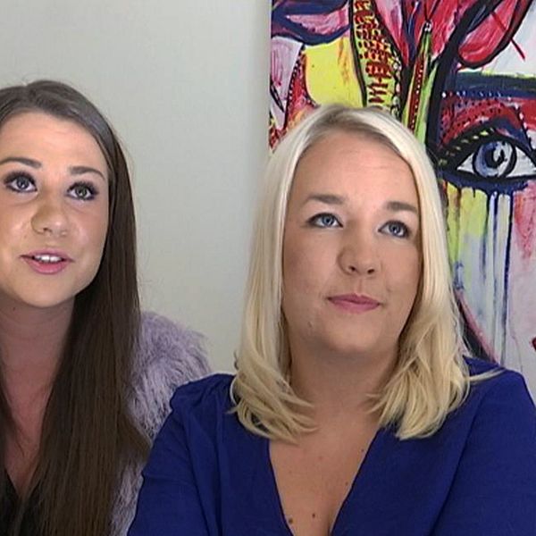 Karlshamnstjejerna Ida Höckerstrand och Sofie Hallberg, Ångestpodden