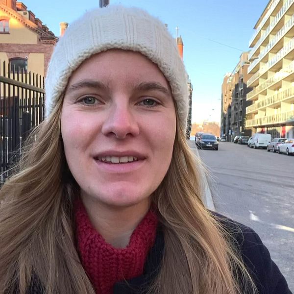 SVT:s meteorolog Tora Tomasdottir