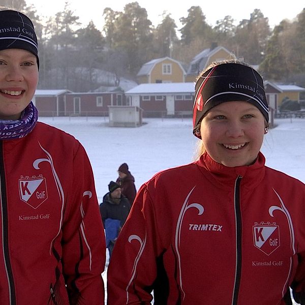 Emma Lindgren och Ester Ljungaeus.