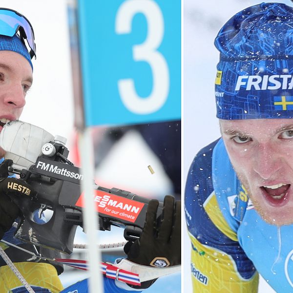 Sebastian Samuelsson sköt bort sig i liggande.