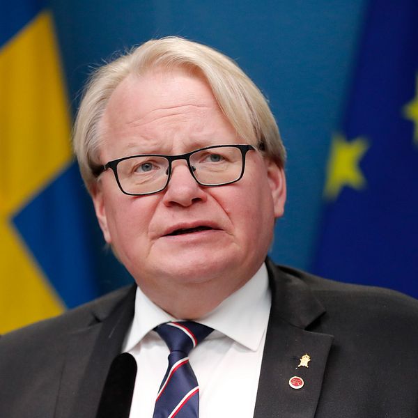 Försvarsminister Peter Hultqvist (S).