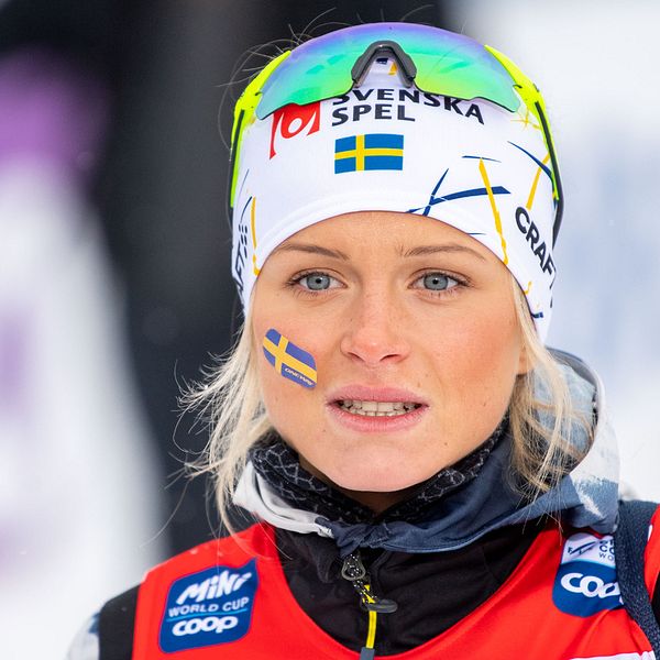 Frida Karlsson laddar inför OS.