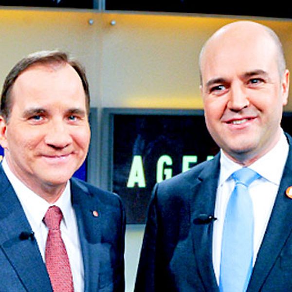Stefan Löfven (S) och Fredrik Reinfeldt (M)