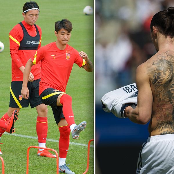 Med Kinas nya tatueringsförbud hade till exempel Zlatan Ibrahimovic inte kunnat representera deras landslag.