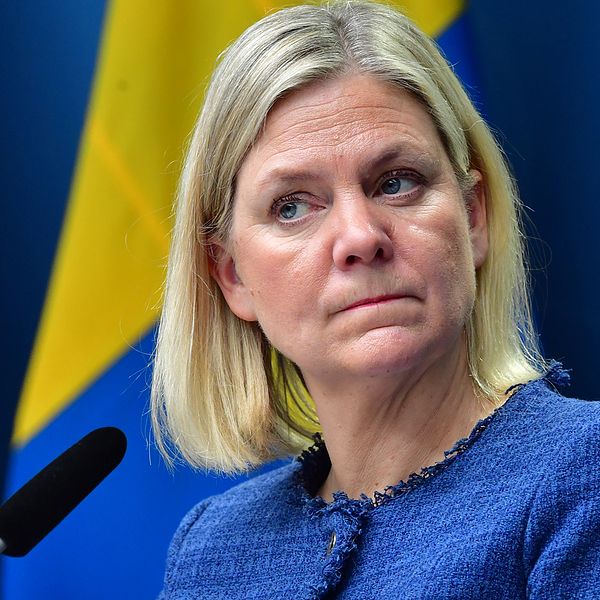 Statsminister Magdalena Andersson (S).